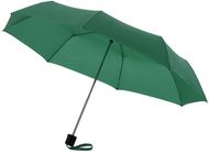 21,5" Ida-sateenvarjo, taitettava, vihreä liikelahja logopainatuksella